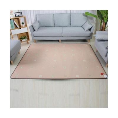 VNABO Simple Heated Floor Mats Living Room Heated Area Rug Adjustable Heater Electric Mat Carbon Crystal Electric Heated Floor