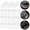 Zerodeko 100pcs Transparent Food Containers Multi-function Dessert Boxes for Cake Sandwich and Snack Packing Lightweight and Portable Storage view 4