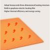 VNABO Carbon Crystal Heated Area Rug Light Luxury Heated Floor Mats Adjustable Heater Electric Mat Bedroom Electric Heated Floor view 3