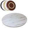 70/80/90cm Wooden Swivel Tray For Dining Table, Rotating Round Lazy Susan Turntable, Tabletop Serving Tray, Rotating Plate, Smooth Rotation, Hotel Tabletop Service Plate (Color : G, Size : 70cm-28in view 1