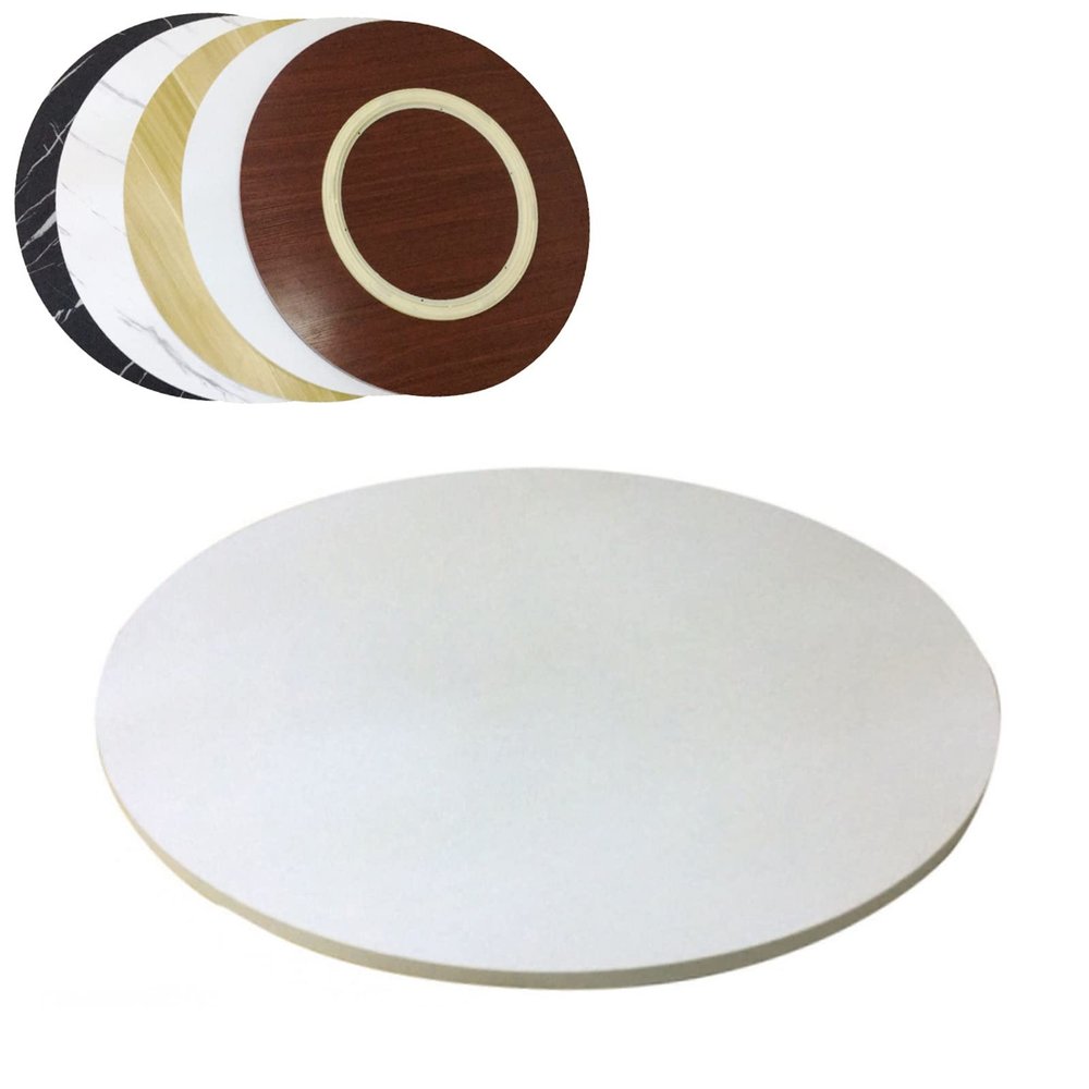 70/80/90cm Wooden Swivel Tray For Dining Table, Rotating Round Lazy Susan Turntable, Tabletop Serving Tray, Rotating Plate, Smooth Rotation, Hotel Tabletop Service Plate (Color : C, Size : 60cm-24in