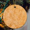 Burritos Tortilla Snack Food Christmas Ornament Round Ceramic Ornaments for Christmas Tree Hanging Decoration Holiday Keepsake Xmas Gift for Kids Couples Friends view 2