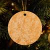 Burritos Tortilla Snack Food Christmas Ornament Round Ceramic Ornaments for Christmas Tree Hanging Decoration Holiday Keepsake Xmas Gift for Kids Couples Friends view 4
