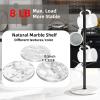 Gypie Marble Mug Holder Tree, 8 Hooks Coffee Cups Stand, New Upgraded Stable Mug Stand for Kitchen Counter Cabinet Cafe Black view 2