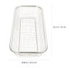 UPKOCH 2pcs Stainless Steel Storage Basket Tableware Drain Holder for Fruits Vegetables Kitchen Tool Efficient Drainage Design Easy to Clean Organizer for Everyday Use view 2