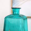 OLOTU Handmade Vase Gradient Emerald Green Flower Vases Fine and Clear Feel Comfortable Glass Straight Hydroponic The Vase view 3