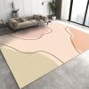 Retro Minimalist Geometric Lines Area Rug, Indoor Non-Slip Kids Rugs, Machine Washable Breathable Durable Carpet for Front Entrance Floor Decor-3x5ft view 1