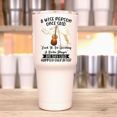 kobalo Musical Instrument Tumbler Violin Drinking Cup to Players Men Women Son Daughter Family Friends on Birthday Stainless Steel Tumblers 30oz with Lid