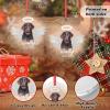 Angel Dog Memorial Dalmatians Christmas Ornaments Pet Loss Sympathy Personalized Christmas Ornaments 2022 Christmas Tree Ornaments Dog Passing Away Gift Keepsake for Dog Lover view 2
