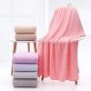 Bath Towels, Shower Wrap with Straps Wearable Bath Towel for Women Dress Bath Towel Wrap Womens Towel Dress with Straps for Home Beach(Pink) view 3