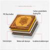 VNABO Carbon Crystal Heated Area Rug Adjustable Electric Heated Floor Energy Saving Heated Carpet Vintage Heater Electric Mat view 2