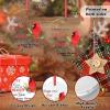 Christmas Red Bird Christmas Decorations for Tree Because Someone We Love is in Heaven Christmas Ornament 2022 Acrylic Hanging Ornaments Remembrance Sympathy Gifts view 2
