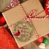 Red Bird with Flower Wreath Christmas Ornaments First Christmas in Heaven Personalized Christmas Ornaments 2022 Ornament for Christmas Tree Decor Remembrance Sympathy Gifts view 4