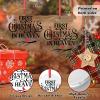 Red Bird Christmas Ornaments First Christmas in Heaven Personalized Christmas Ornaments 2022 Christmas Decorations for Tree Remembrance Sympathy Gifts Memorial Gift for Christmas view 2