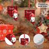Christmas Gnome Santa Claus Christmas Ornaments 2022 Nevada Buffalo Plaid State Christmas Tree Ornaments Sweet Home Acrylic Personalized Christmas Ornaments Holiday Christmas Keepsake Gift view 2