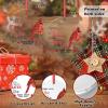 Christmas Red Bird Christmas Ornaments Because Someone We Love is in Heaven Ornaments for Christmas Trees Personalized Christmas Ornaments 2022 Remembrance Sympathy Gifts view 2