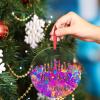 New York Skyline Christmas Ornaments America Cityscape Personalized Christmas Ornaments 2022 Rainbow City Silhouette Christmas Decorations for Tree Country City Souvenir Christmas Keepsake Gifts view 4
