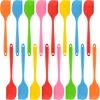 16 Piece 11 Inch Silicone Spatula Set Rubber Spatula Heat Resistant Seamless One Piece Design Non-stick Flexible Scrapers Baking Mixing Tool Dishwasher Safe, 6 Colors view 1
