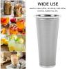 Brewer Filter for Mason Jar, Cold Brew Coffee Filter Cold Brew Coffee Filter with White Rubber Circle Coffee Cone Mesh Filter Cold Brew Coffee Maker Sun Tea Infuser for Fruit Drink view 3