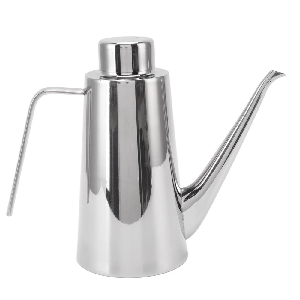 850ml Oil and Vinegar Dispenser Set, Oil Cruet, Olive Oil Drizzler, Stainless Steel Non Drip Olive Oil Dispenser Bottle, Vinegar Cruet Pourer and Drizzler for Kitchen