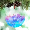The Hague City Skyline Christmas Ornaments Watercolor Netherlands Cityscape Christmas Tree Ornaments Acrylic Personalized Christmas Ornaments 2022 Country City Souvenir Christmas Keepsake Gifts view 1