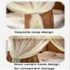 Bed Canopy The Pink Princess Style Hollowed Out Bed Canopy Can Be Used All Year Round, Floor Standing Curtain Yarn and Blackout Cloth (Color : A1, Size : 200x200x200cm) view 3