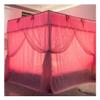 Bed Canopy The Pink Princess Style Hollowed Out Bed Canopy Can Be Used All Year Round, Floor Standing Curtain Yarn and Blackout Cloth (Color : A2, Size : 180x200x200cm) view 1