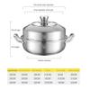 Aluminum Alloy Steamer Single Layer Steamer Stainless Steel Induction Soup Pot and Steamer 26CM 28CM 30CM (Size : 26CM) view 2