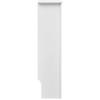 GOLINPEILO MDF Radiator Cover Heater Cover Cabinet Shelf Household Appliance Heating Accessories Home Improvement Furniture Heat Sink White, 59.8" x 7.5" x 32.1", Vertical Design view 4