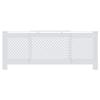 GOLINPEILO White Radiator Cover MDF Heating Radiator Cabinet Living Room Furniture Decor, 80.7" x 8.1" x 32.1", Mesh Design view 4