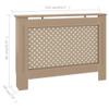 GOLINPEILO Brown Radiator Cover MDF Heating Radiator Cabinet Living Room Furniture Decor, 44.1" x 7.5" x 32.1", Mesh Design view 2