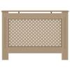 GOLINPEILO Brown Radiator Cover MDF Heating Radiator Cabinet Living Room Furniture Decor, 44.1" x 7.5" x 32.1", Mesh Design view 4