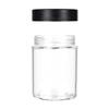 18OZ CHILD RESISTANT GLASS JARS WITH BLACK CAP - 28 GRAMS - 48 COUNT view 2