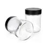 18OZ CHILD RESISTANT GLASS JARS WITH BLACK CAP - 28 GRAMS - 48 COUNT view 3