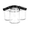 18OZ CHILD RESISTANT GLASS JARS WITH BLACK CAP - 28 GRAMS - 48 COUNT view 4
