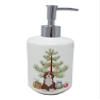 Caroline's Treasures CK3886SOAP Bernedoodle #2 Christmas Tree Ceramic Soap Dispenser Hand Soap Dispenser Pump Bottles for Bathroom Kitchen, Empty Refillable Liquid Soap Container view 1