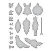 SPELLBINDERS PAPERCRAFTS, INC Spellbinders Etched Dies by Simon Hurley-Folk Art Ornaments-Joyful Christmas, ONE view 2