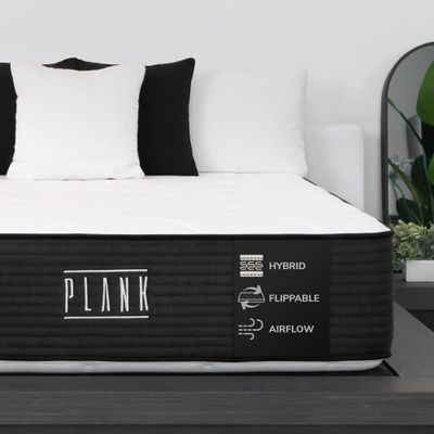 Brooklyn Bedding Plank Firm Luxe 13" King Hybrid Mattress|Breathable Materials
