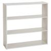 ECR4Kids Streamline 3-Shelf Storage Cabinet, 36in High, Double-Sided Display, White Wash view 1