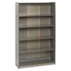 ECR4Kids Classic Bookcase, 60in, Adjustable Shelves, Grey Wash view 1