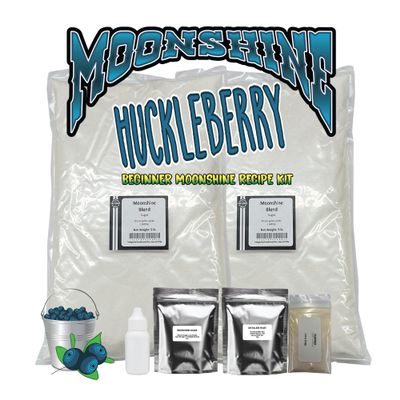 Beginner Huckleberry Moonshine Recipe Kit - Make Your Own Moonshine at Home - Great Gift Ideas