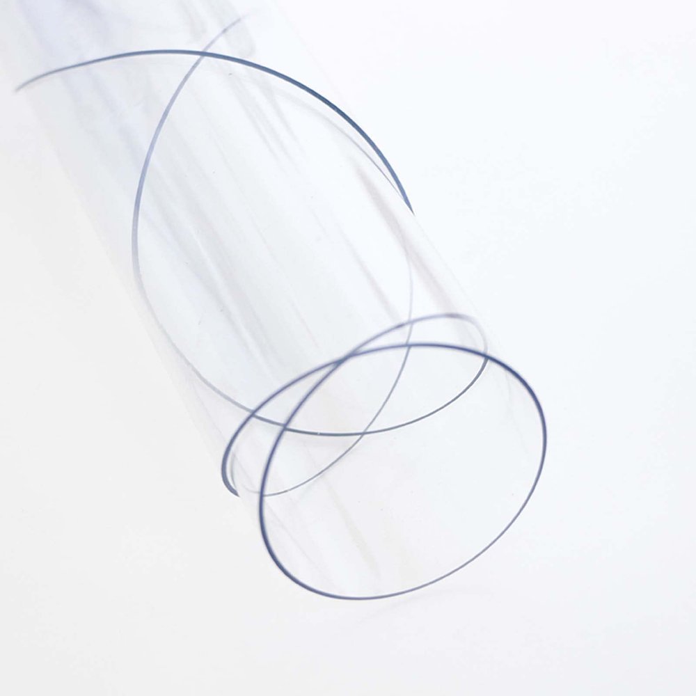 YSUEFIJO Round Vinyl Plastic Tablecloth 28in, Clear Table Protecto, 2mm Thick Clear Table Cover Protector, Waterproof and Oil-Proof Table Cloths, Table Cover for Outdoor and Indoor Use