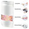 120pcs 4"x6" Mylar Bags for Food Storage,Smell Proof Bag with Matte Window Resealable Food Storage Bags for Small Business, Stand-up Foil Pouch Packaging Freeze Dried Candy BagWhite view 3