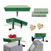 Never Blown Away! 2 Sets Cemetery Saddles for Grave Headstone, fit on Gravestone Extra Wide 6 to 12 Inches, Reusable Monument Decor Saddle,for Graveyard Tombstone for Veterans Gravesite (Patented) view 1
