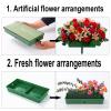Never Blown Away! 2 Sets Cemetery Saddles for Grave Headstone, fit on Gravestone Extra Wide 6 to 12 Inches, Reusable Monument Decor Saddle,for Graveyard Tombstone for Veterans Gravesite (Patented) view 3