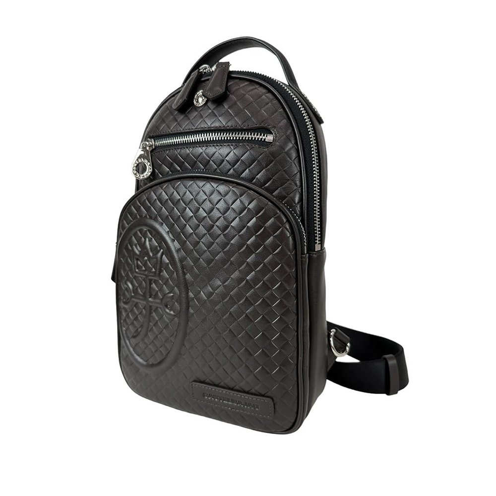 Castelbajac Garbo Men's One Shoulder Bag, Chocolate