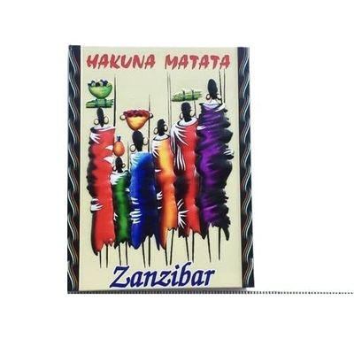 Africa Tanzania Zanzibar Fridge Magnets Sticker Hakuna Matata Cultural Tourism Arts and Crafts Magnetic Refrigerator Paste Home Decorations Gift (Color : J)