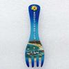 2Pcs /set Greek Tourism Souvenir Spoon and Fork Shape Fridge Magnets Koukounaries Kukunaris Refrigerator Magnetic Stickers Travel Gifts Home Decorations Gift view 4
