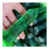 WGPHD Health & Household Natural Green Fluorite Pillars Polished 10-12cm Crystal Stones Single Point Reiki Decoration Room Ornaments (Size : 250g) view 4