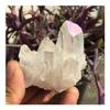 WGPHD Health & Household Rare Beautiful White Flame Aura Quartz Crystal Cluster Specimen view 4